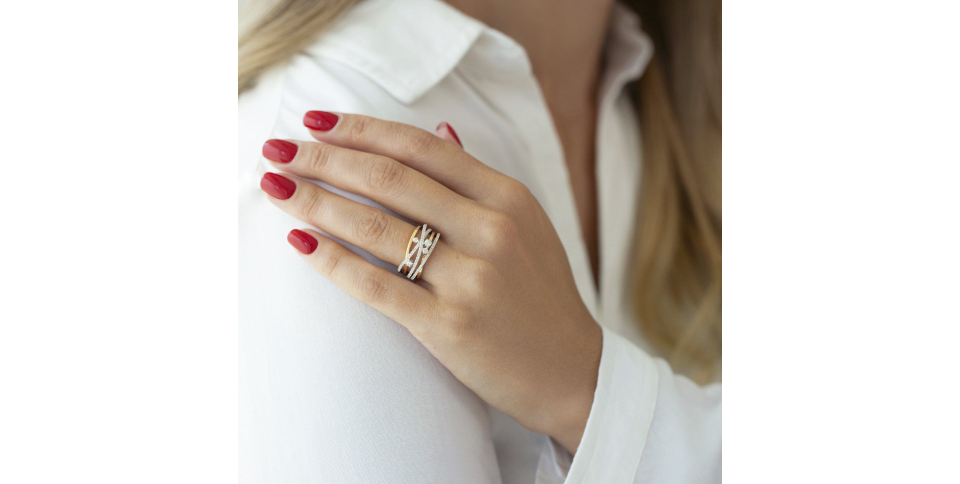 Prsten s diamanty Zita