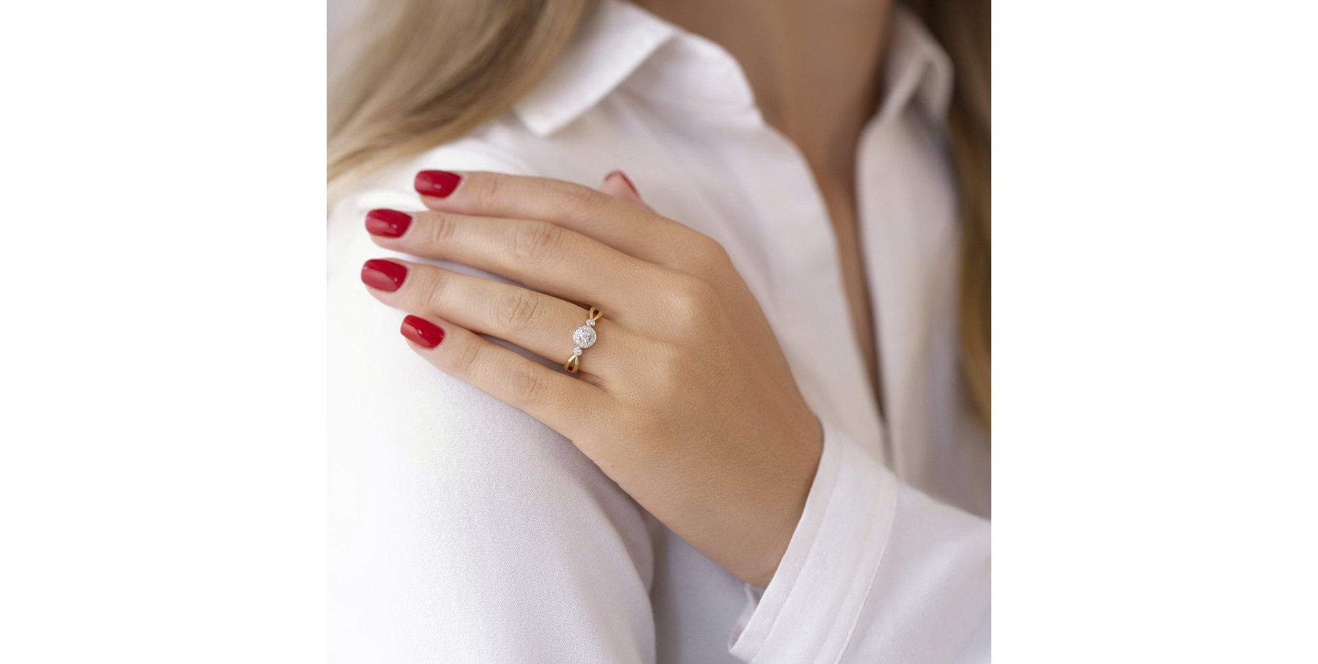 Prsten s diamanty Valérie