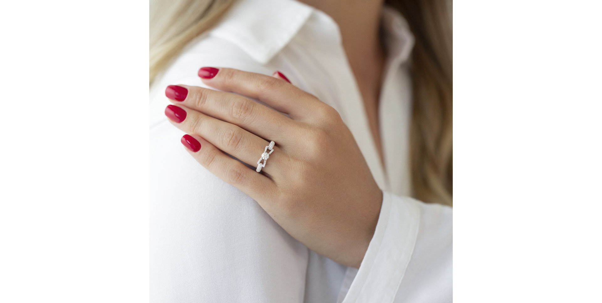 Prsten s diamanty Madalyn