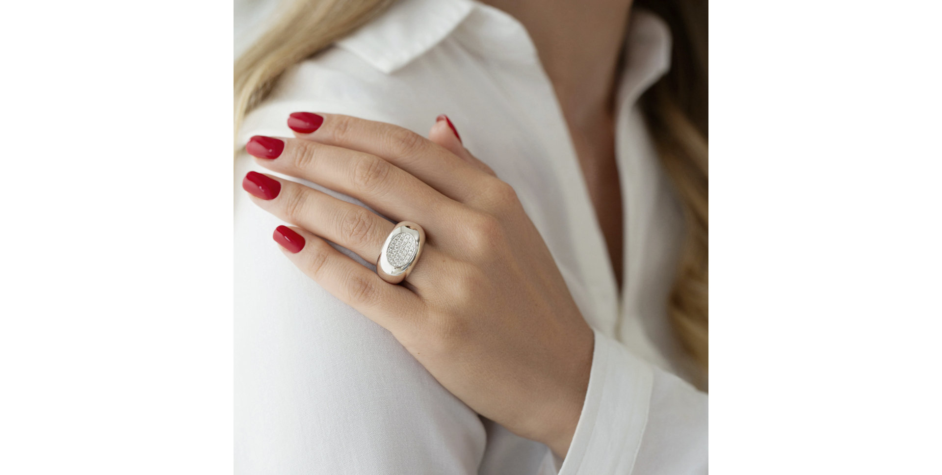 Prsten s diamanty Dion