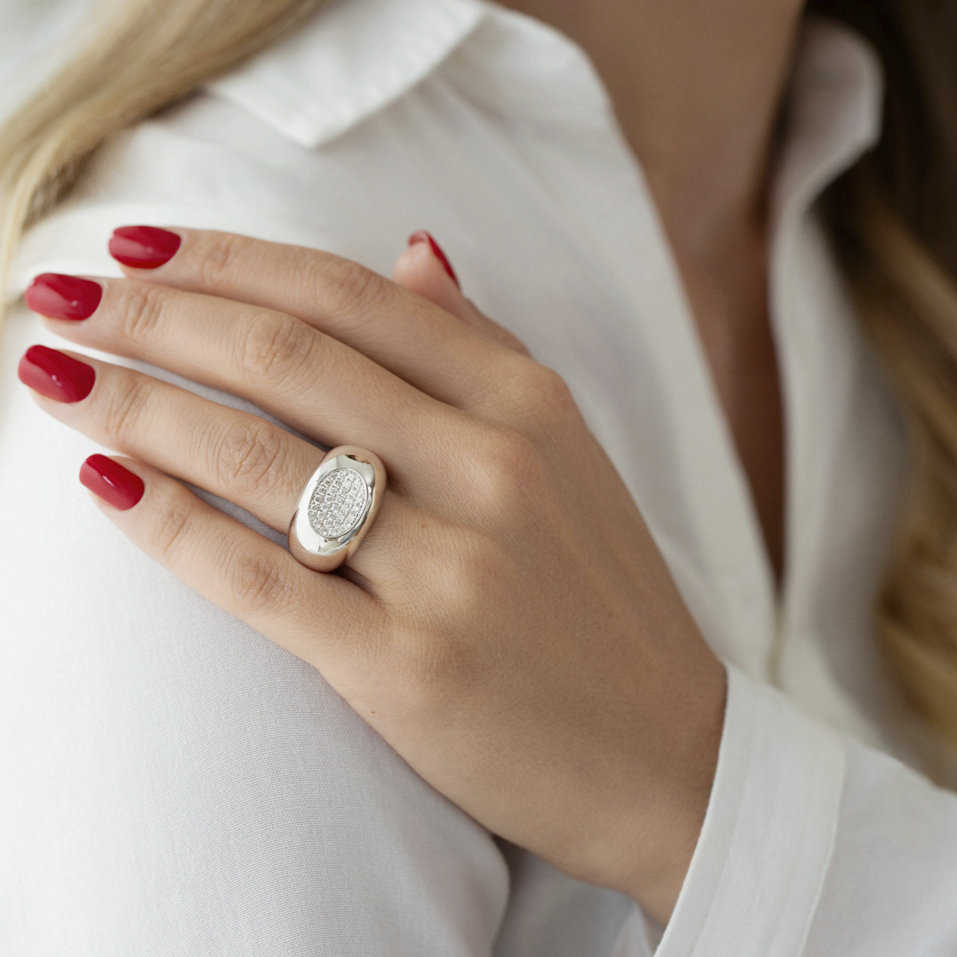 Prsten s diamanty Dion