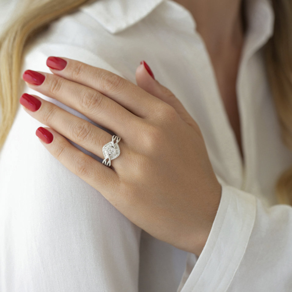 Prsten s diamanty Wandrille