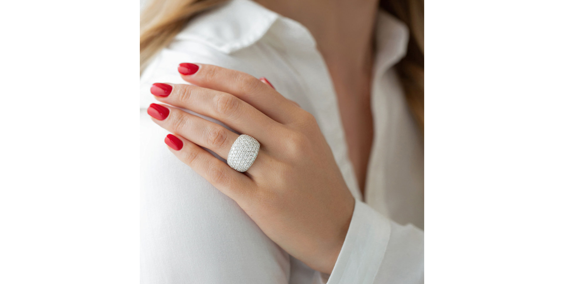 Prsten s diamanty Mystery Raindrops