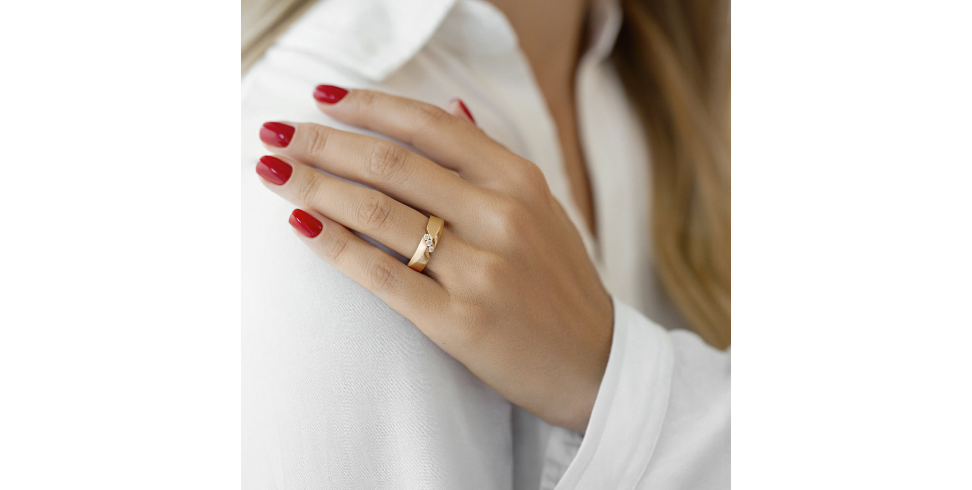 Prsten s diamanty Damian