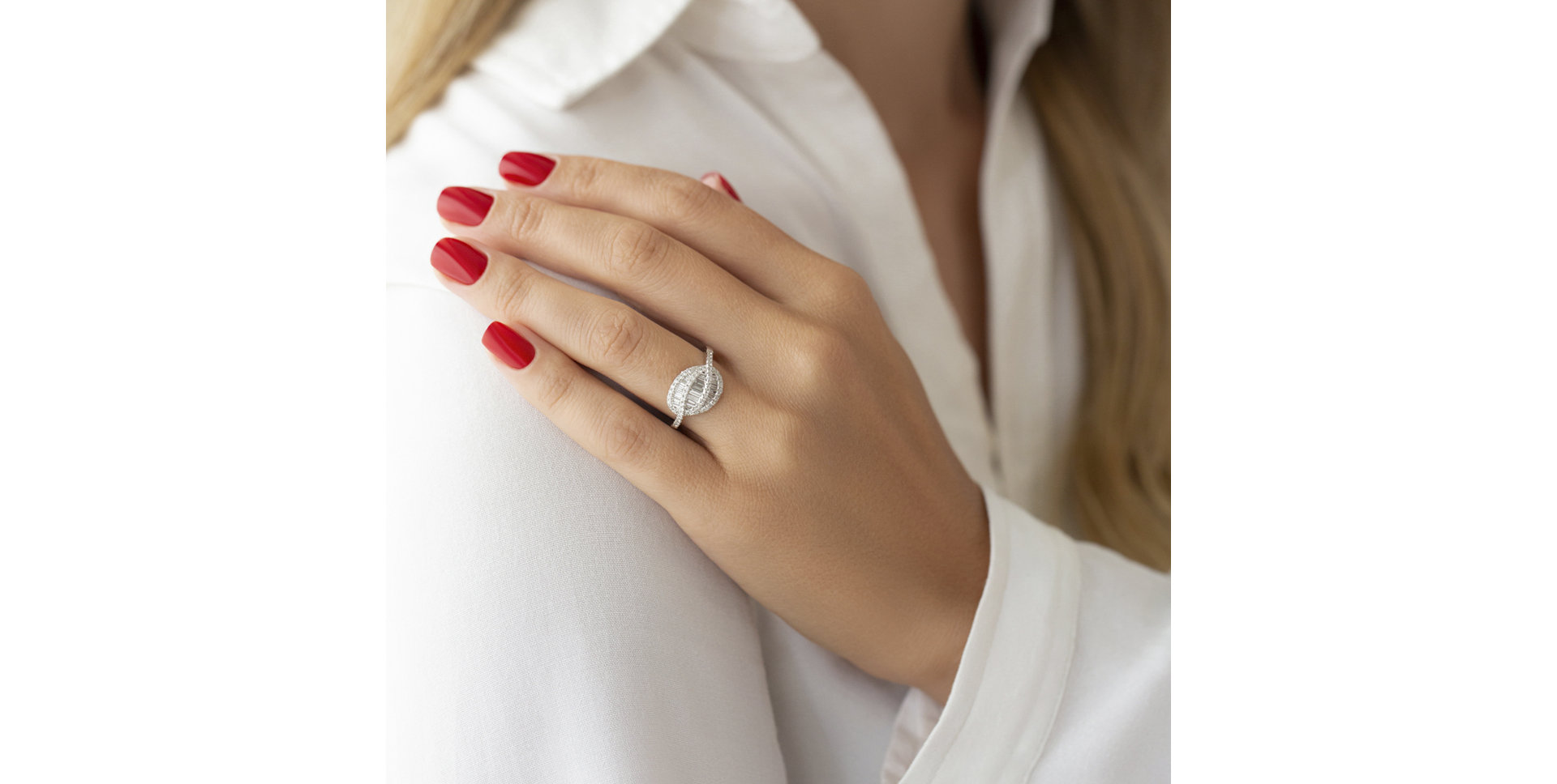 Prsten s diamanty Graceful Elegance