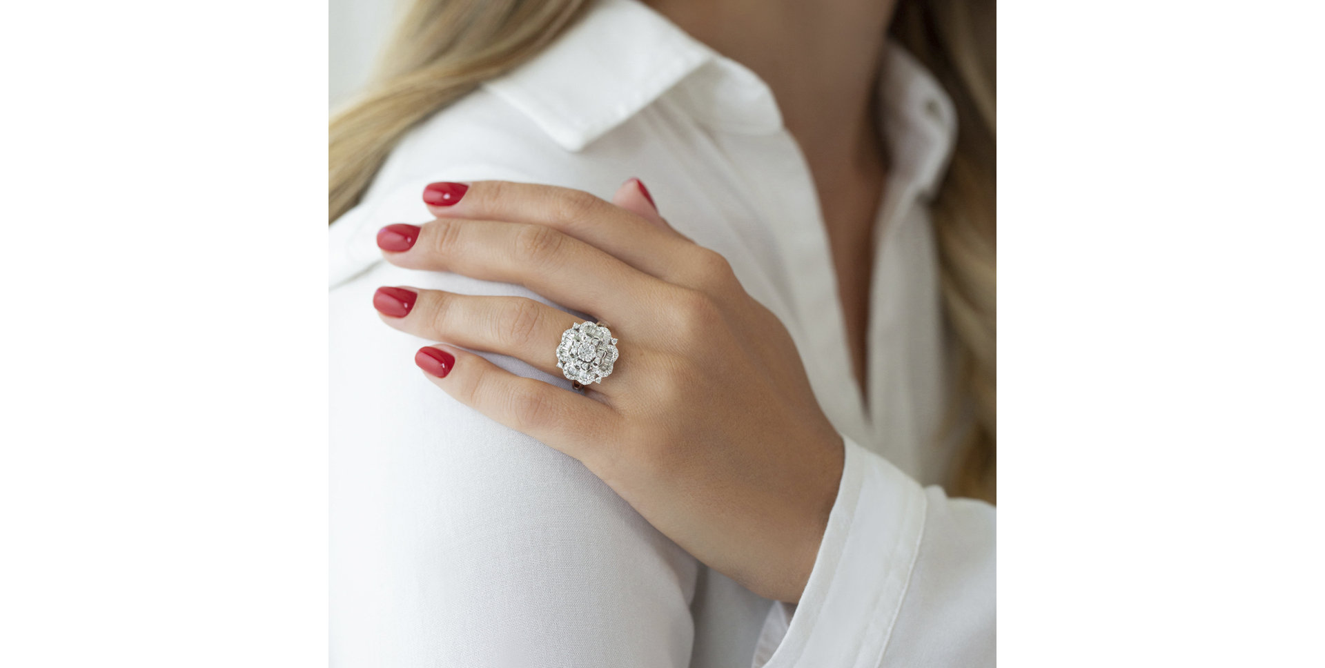 Prsten s diamanty Blooming Adventure