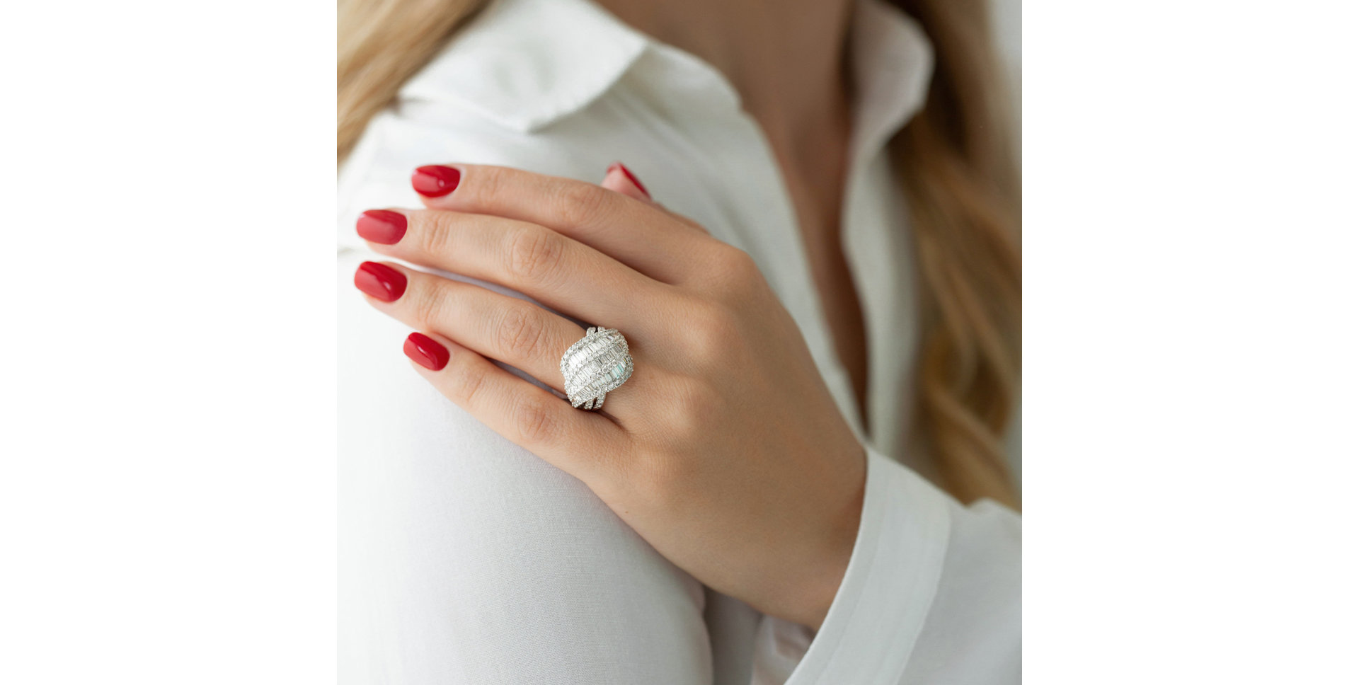 Prsten s diamanty Space Enigma