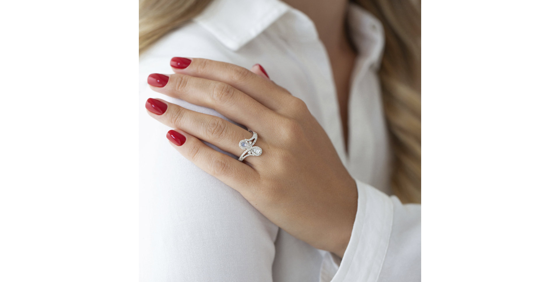 Prsten s diamanty Ségolène