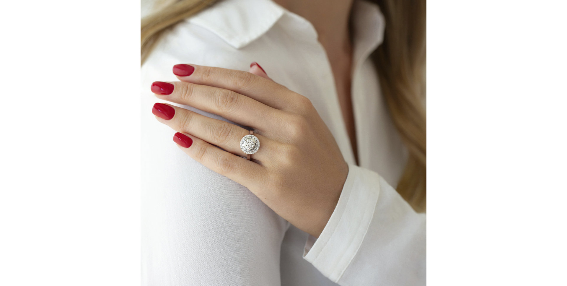 Prsten s diamanty Fabrice