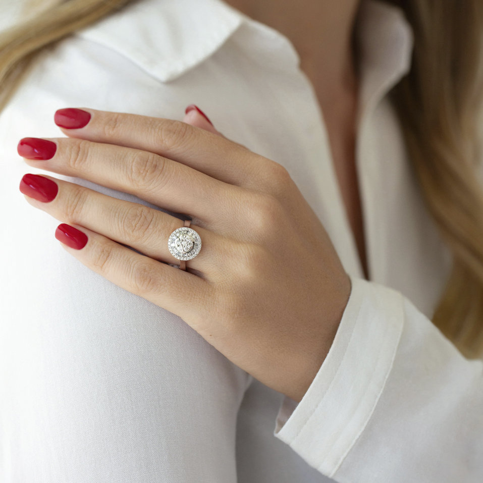Prsten s diamanty Fabrice