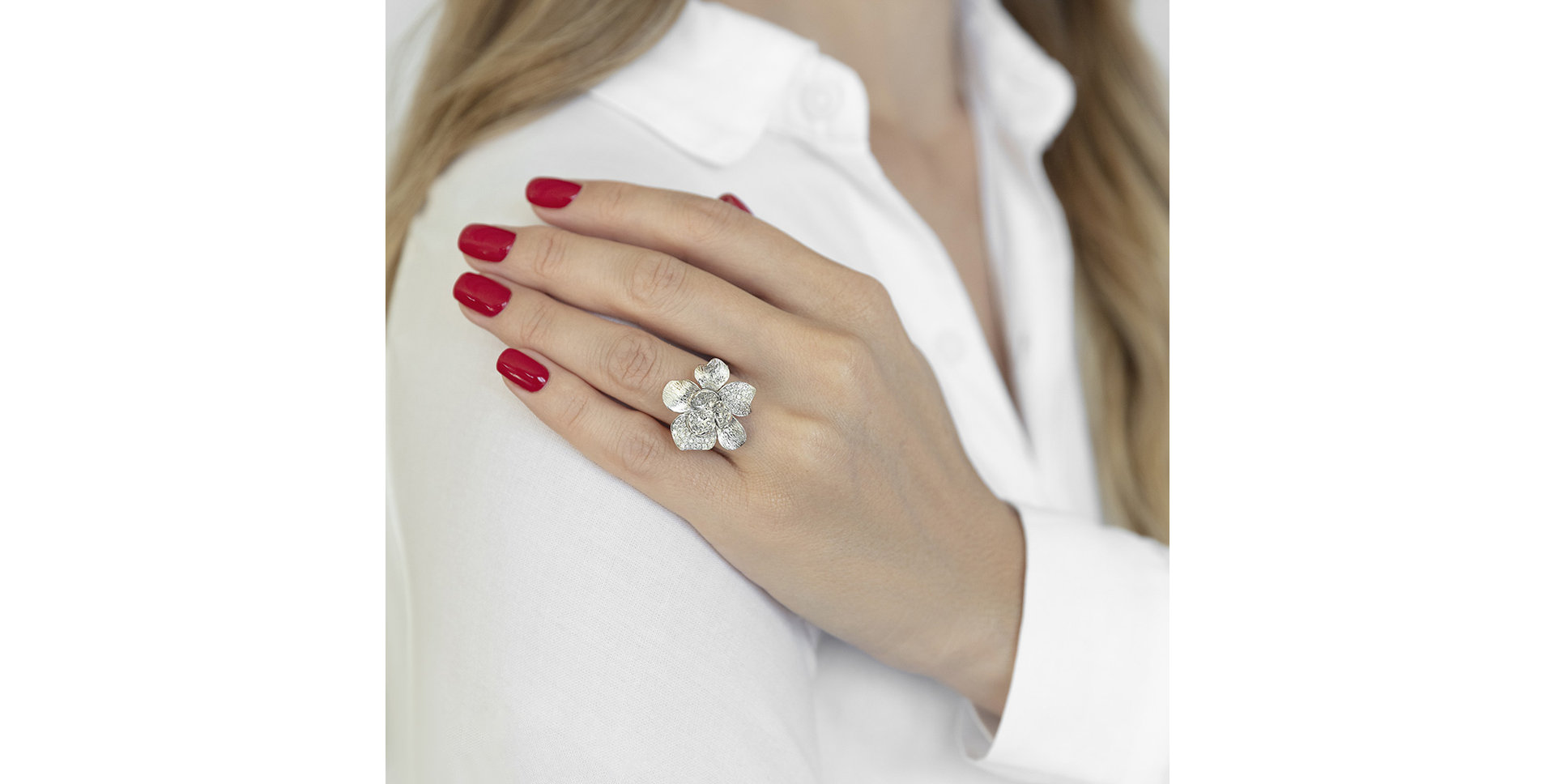 Prsten s diamanty Magic Flora