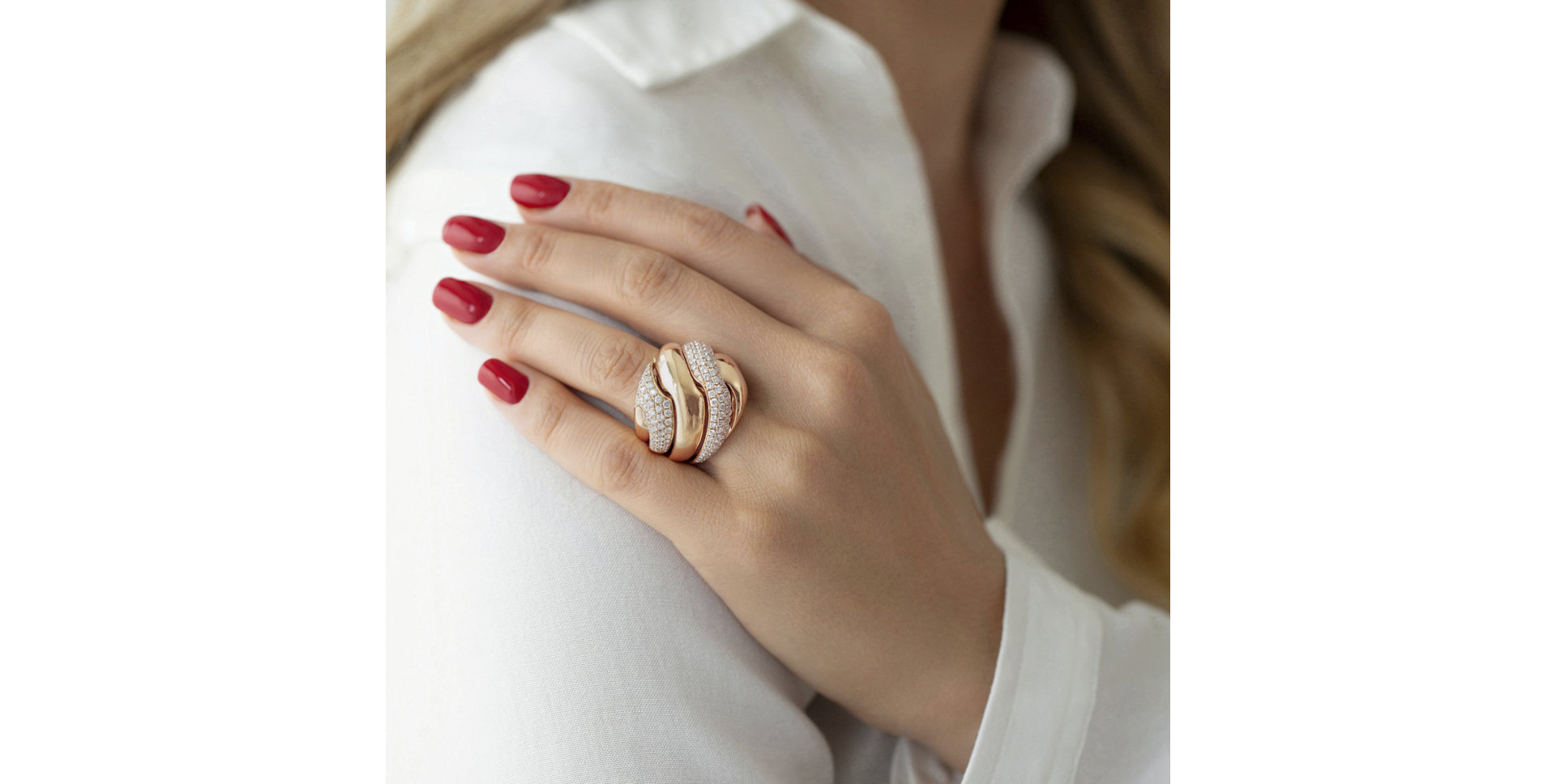 Prsten s diamanty Clarice