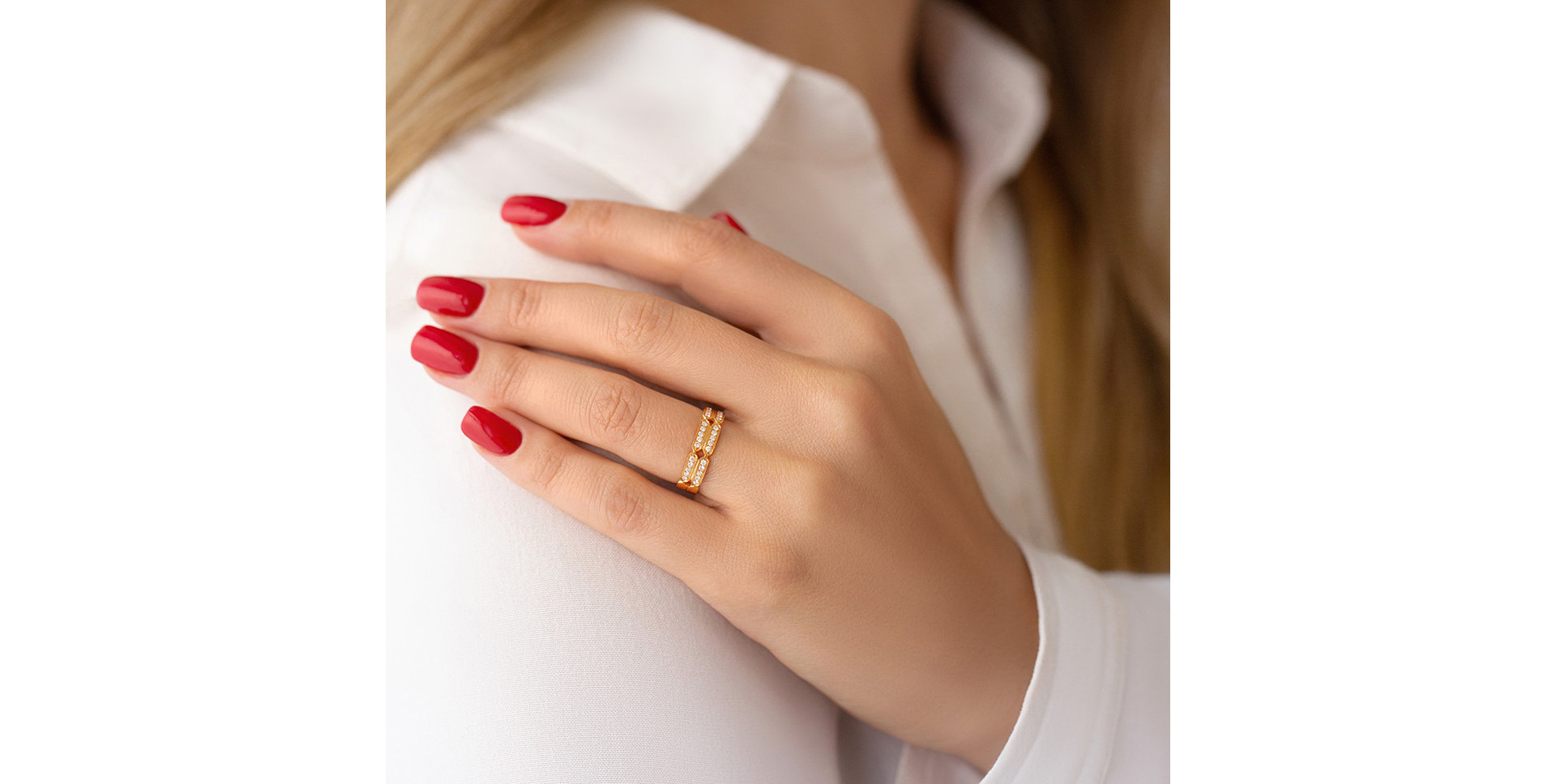 Prsten s diamanty Charlotte