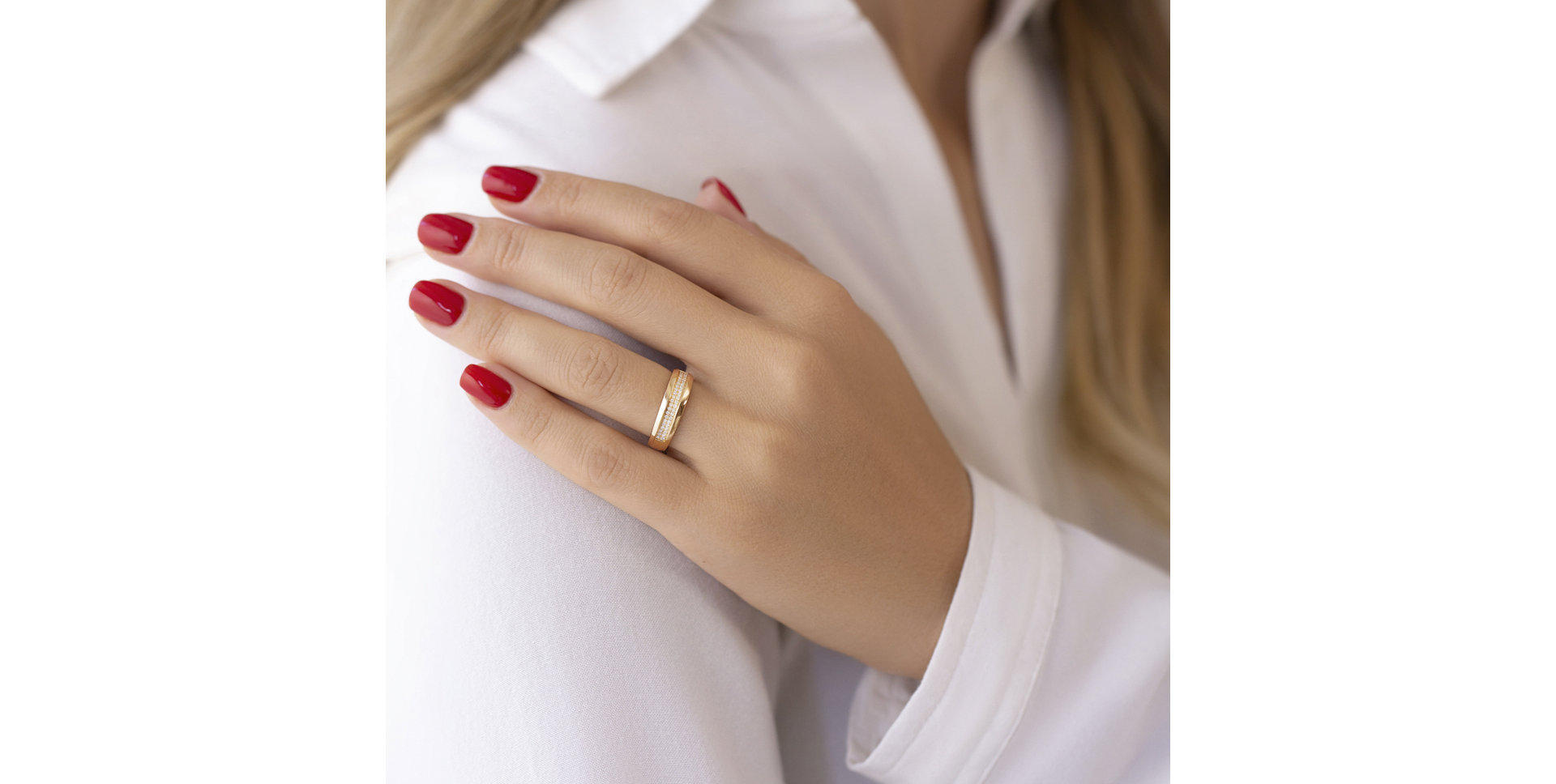 Prsten s diamanty Majestic Care