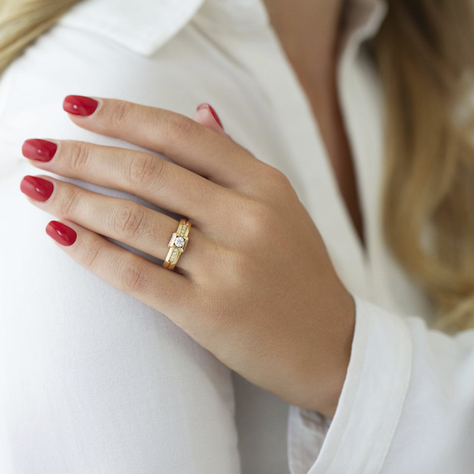 Prsten s diamanty Mariza