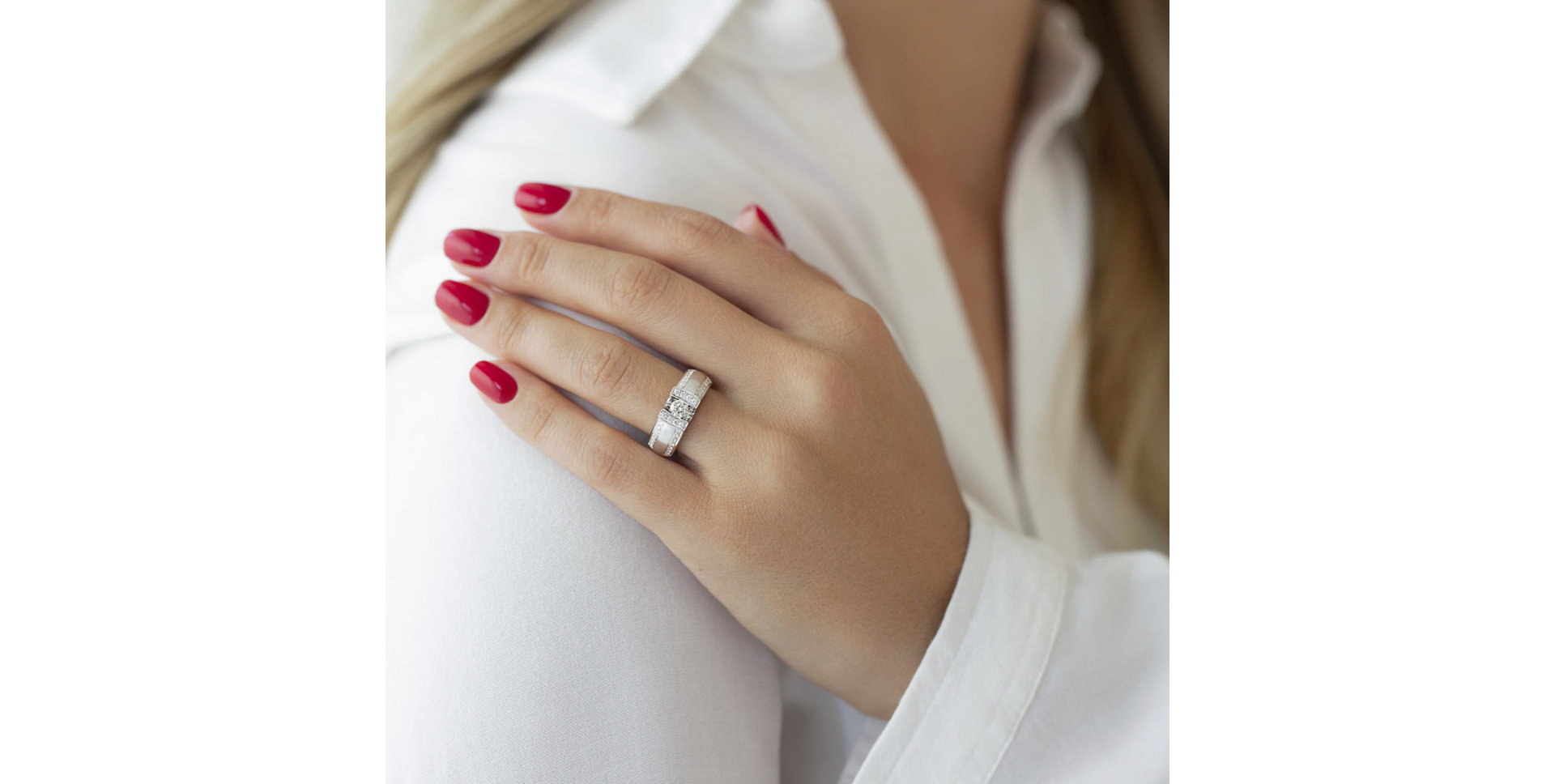 Prsten s diamanty Christie