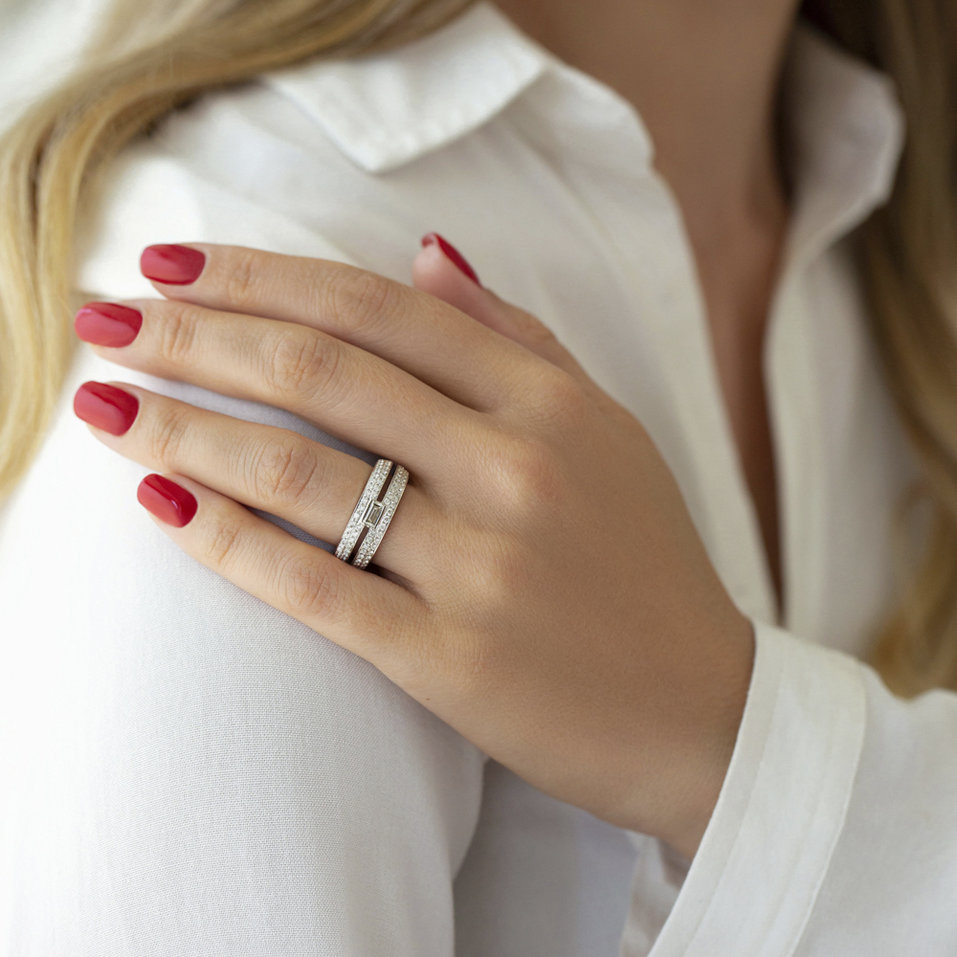 Prsten s diamanty Stars Lovers