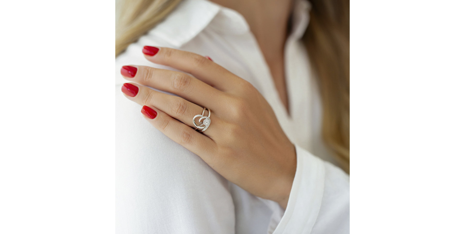 Prsten s diamanty Mélodie