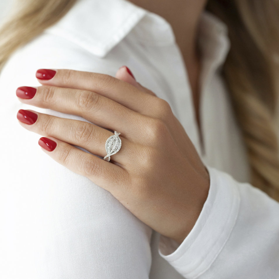 Prsten s diamanty Mélodie