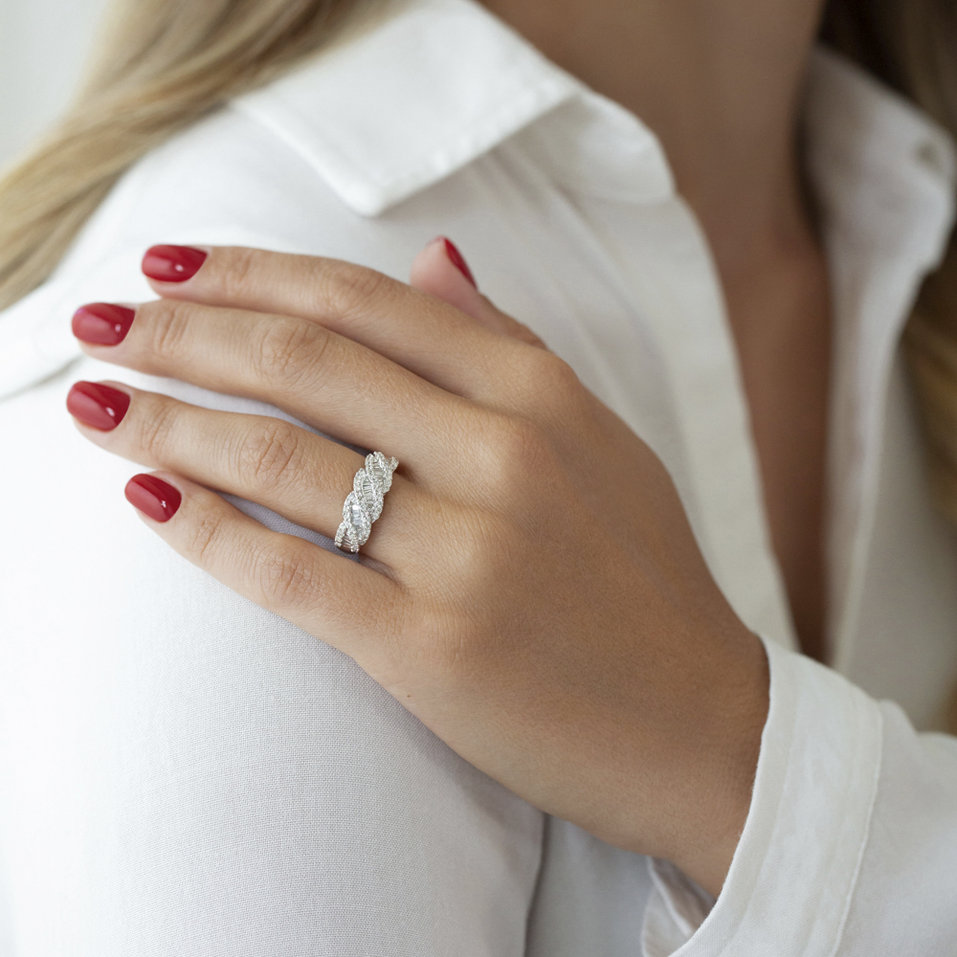 Prsten s diamanty Ruth