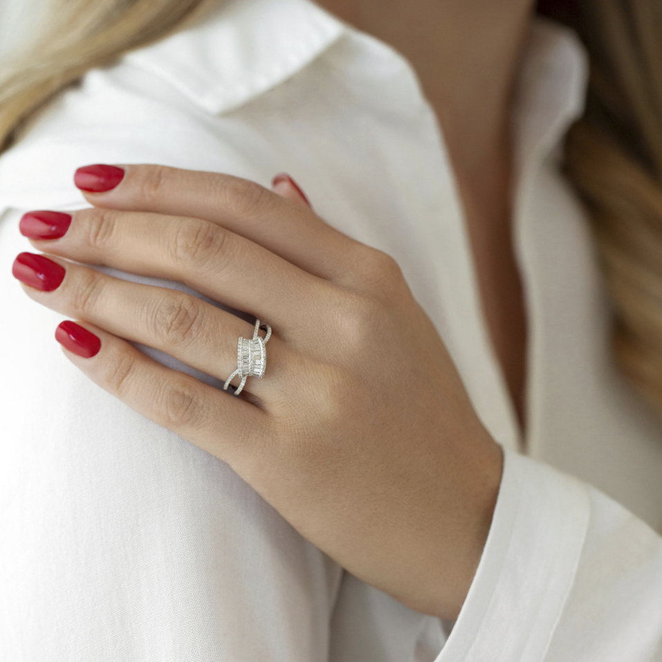 Prsten s diamanty Sybille