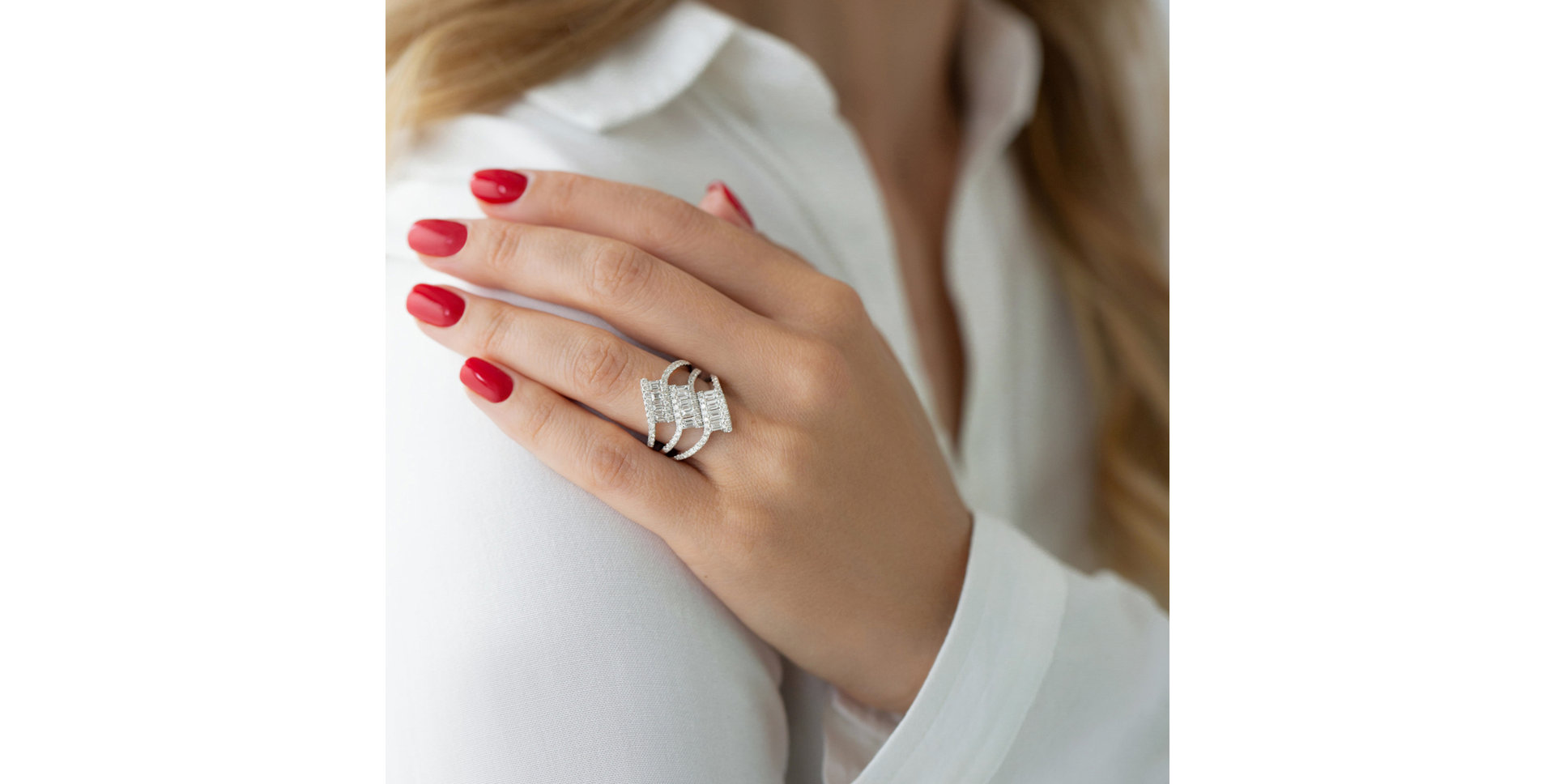 Prsten s diamanty Geneva