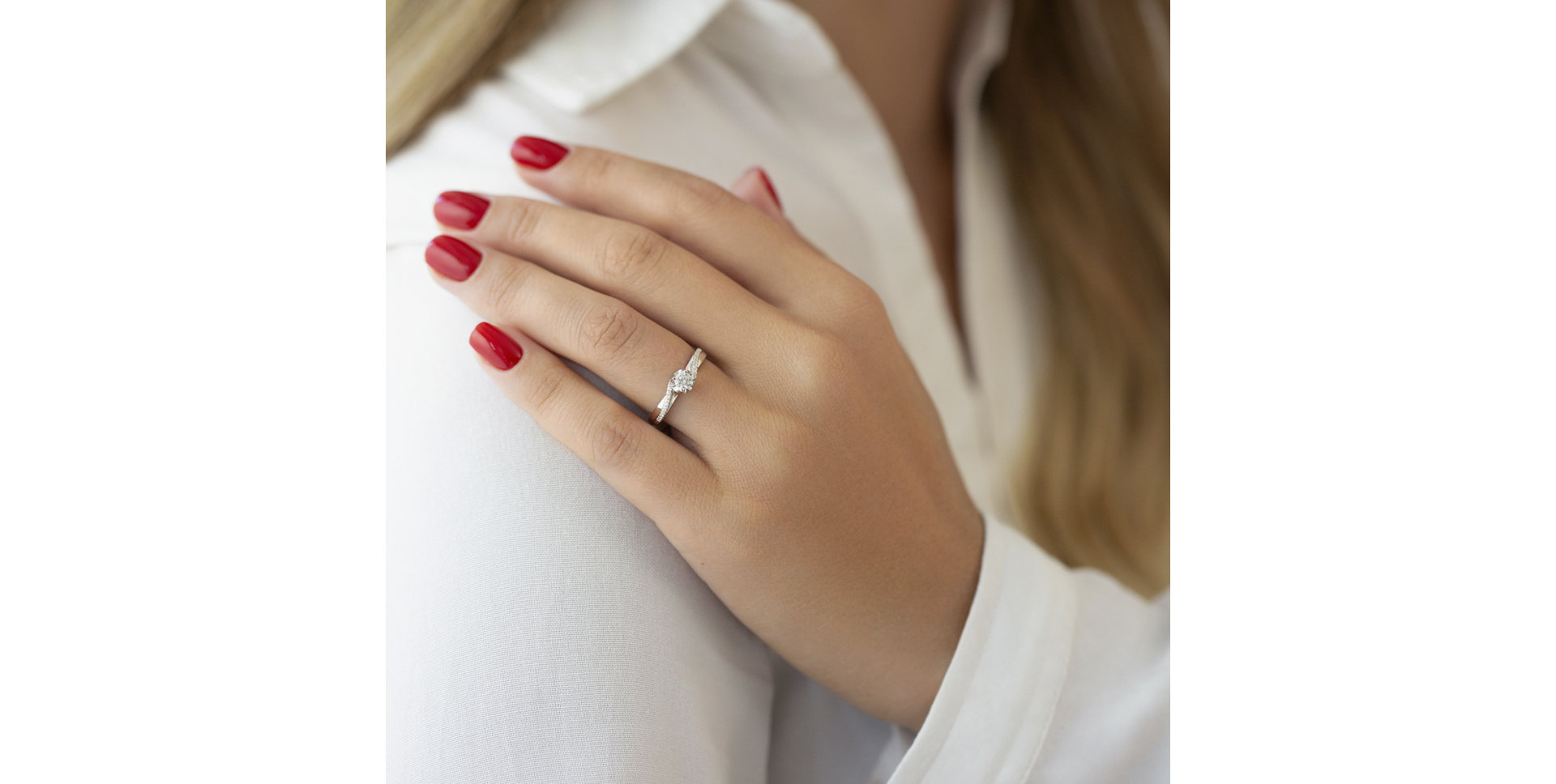 Prsten s diamanty Casanndra