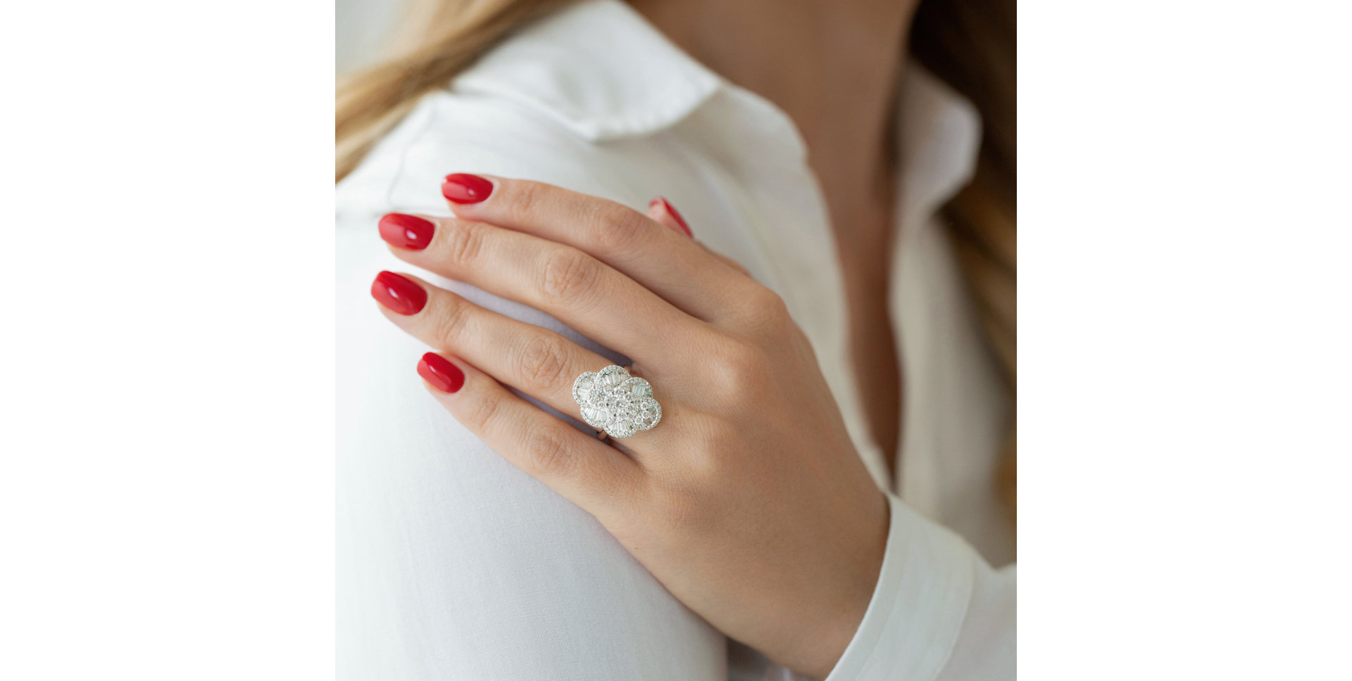 Prsten s diamanty Segovia