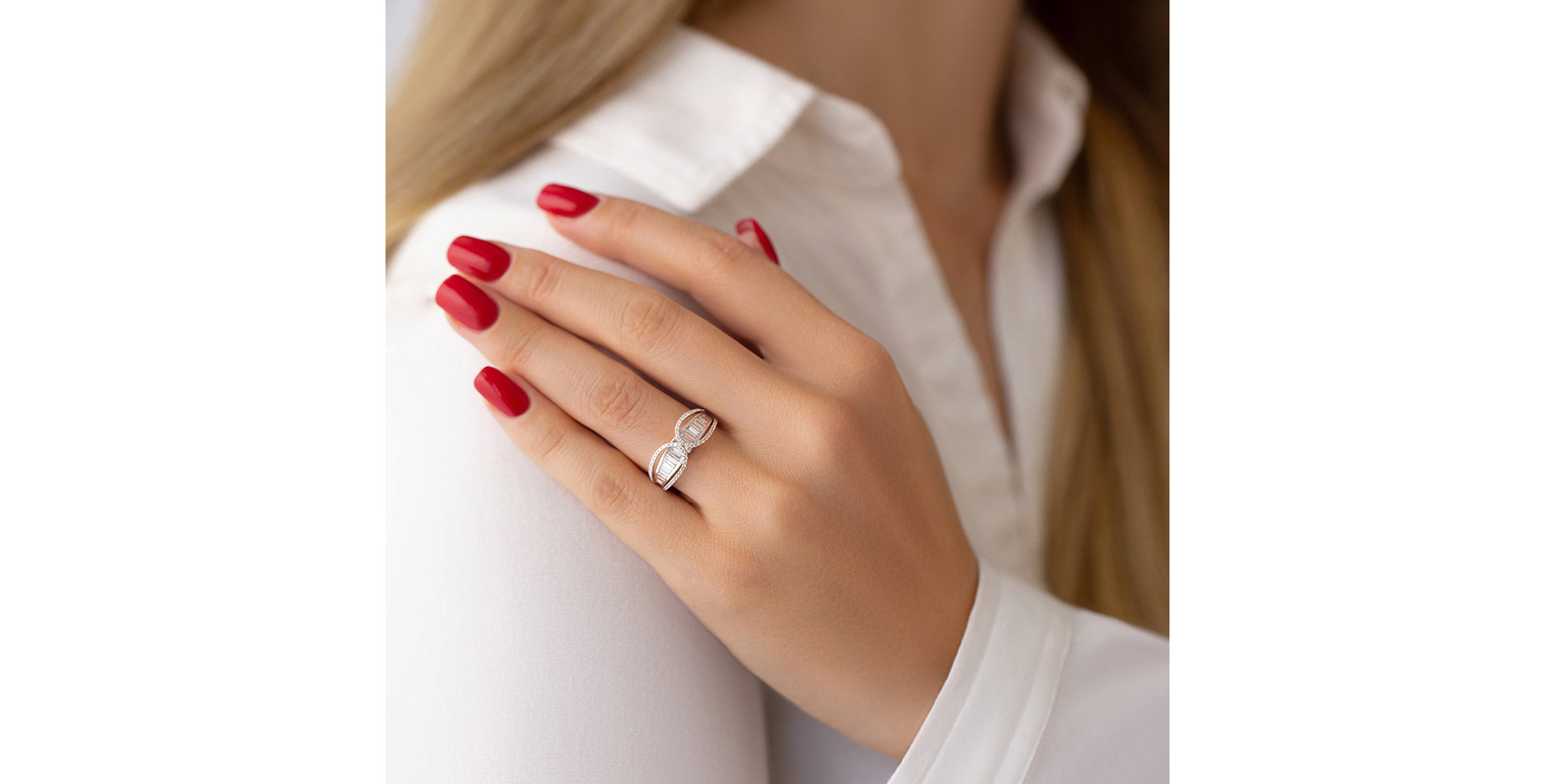 Prsten s diamanty Bérénice