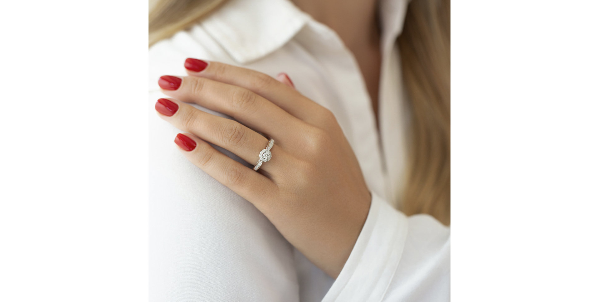 Prsten s diamanty Flowering Diamond