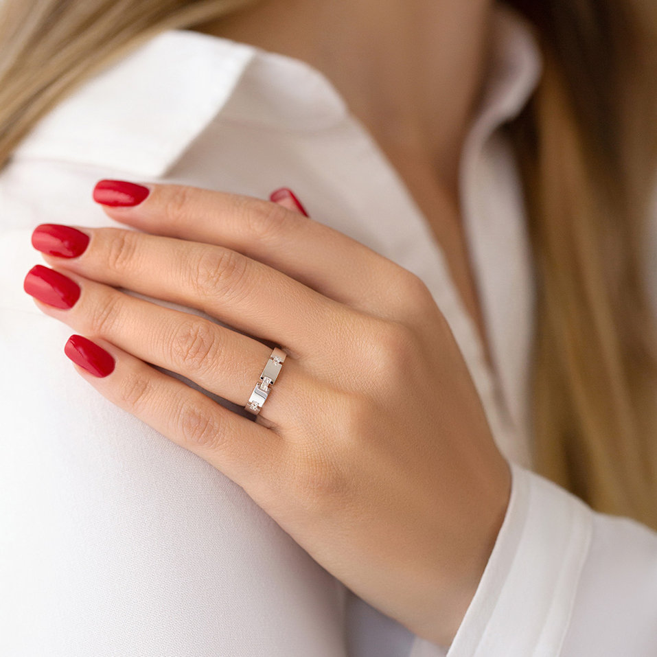 Prsten s diamanty Rhiannon