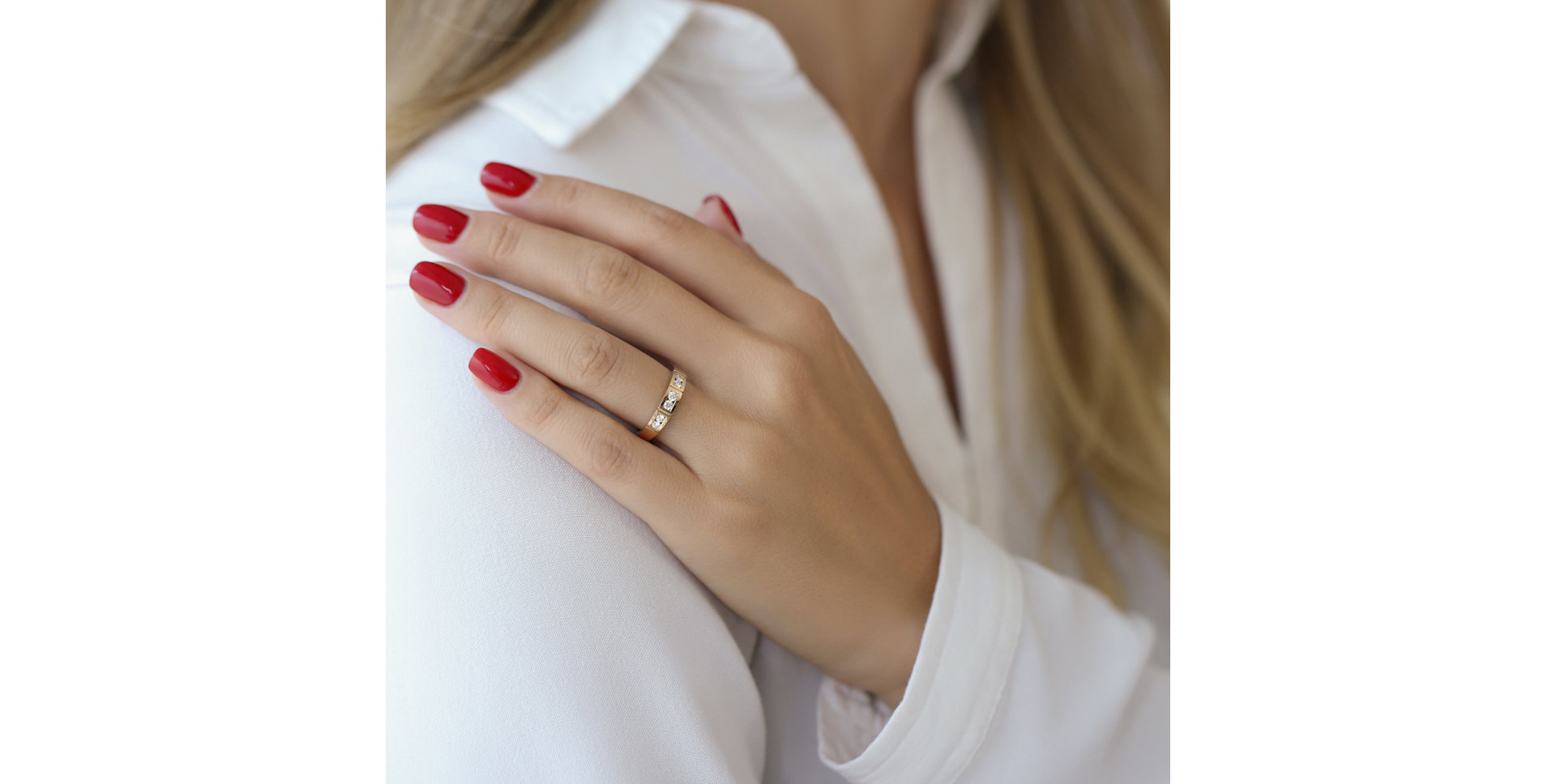 Prsten s diamanty Majestic Lines