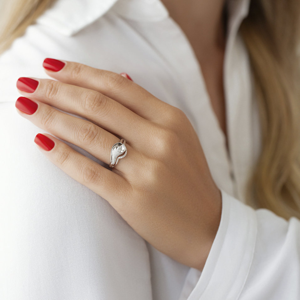 Prsten s diamanty Elodie