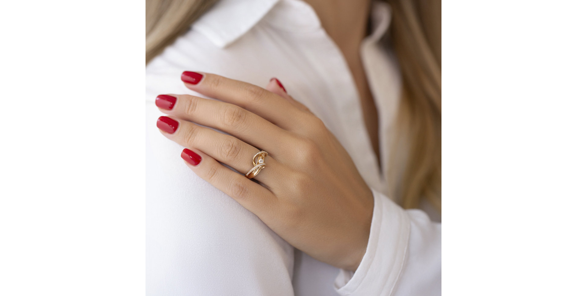 Prsten s diamanty Lovely Destiny