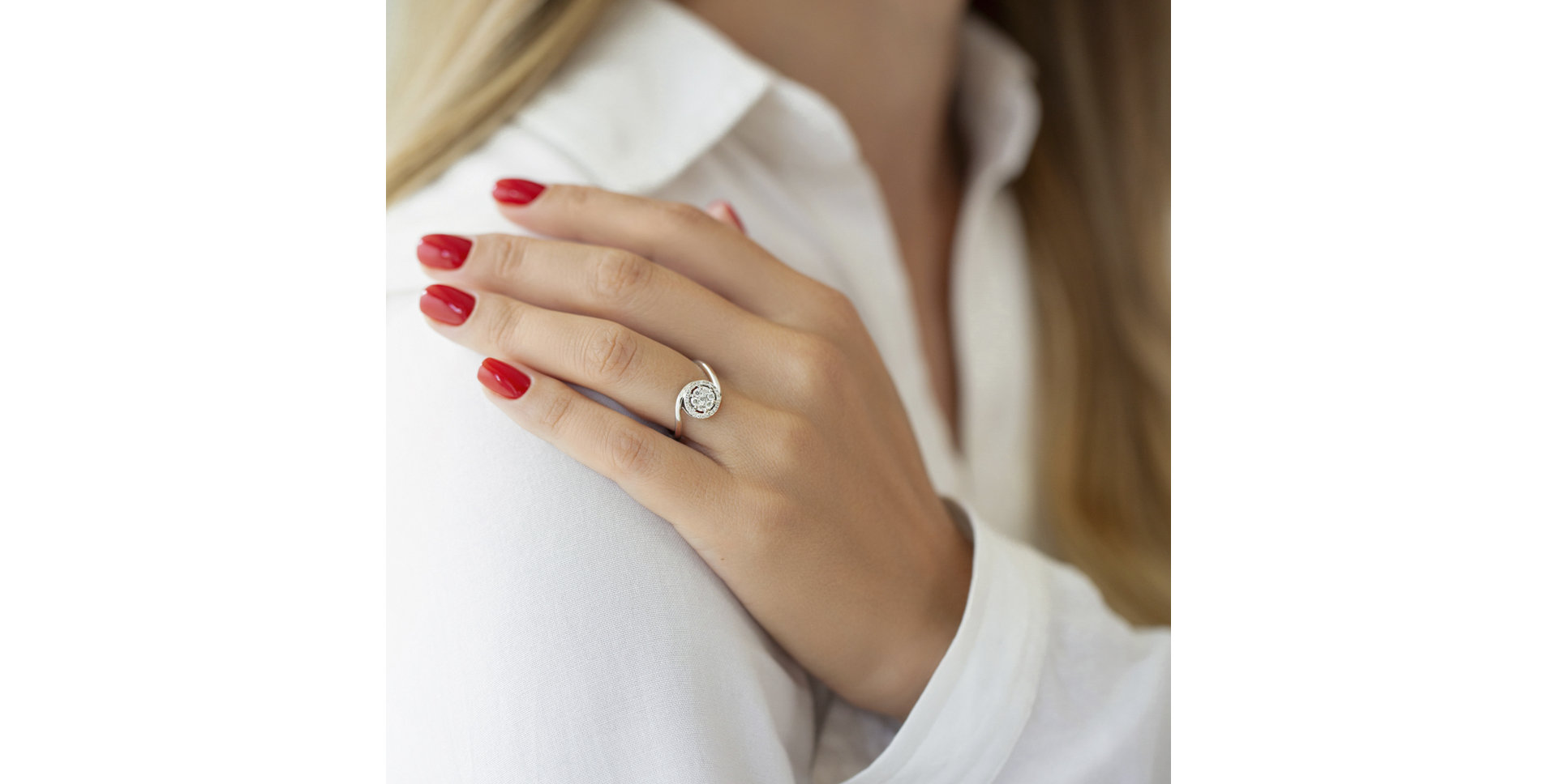 Prsten s diamanty Blissful Love