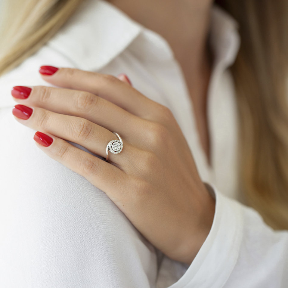 Prsten s diamanty Blissful Love