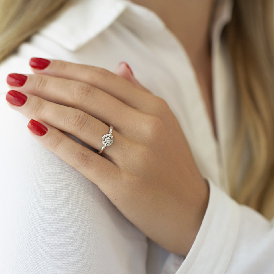 Prsten s diamanty Blandine