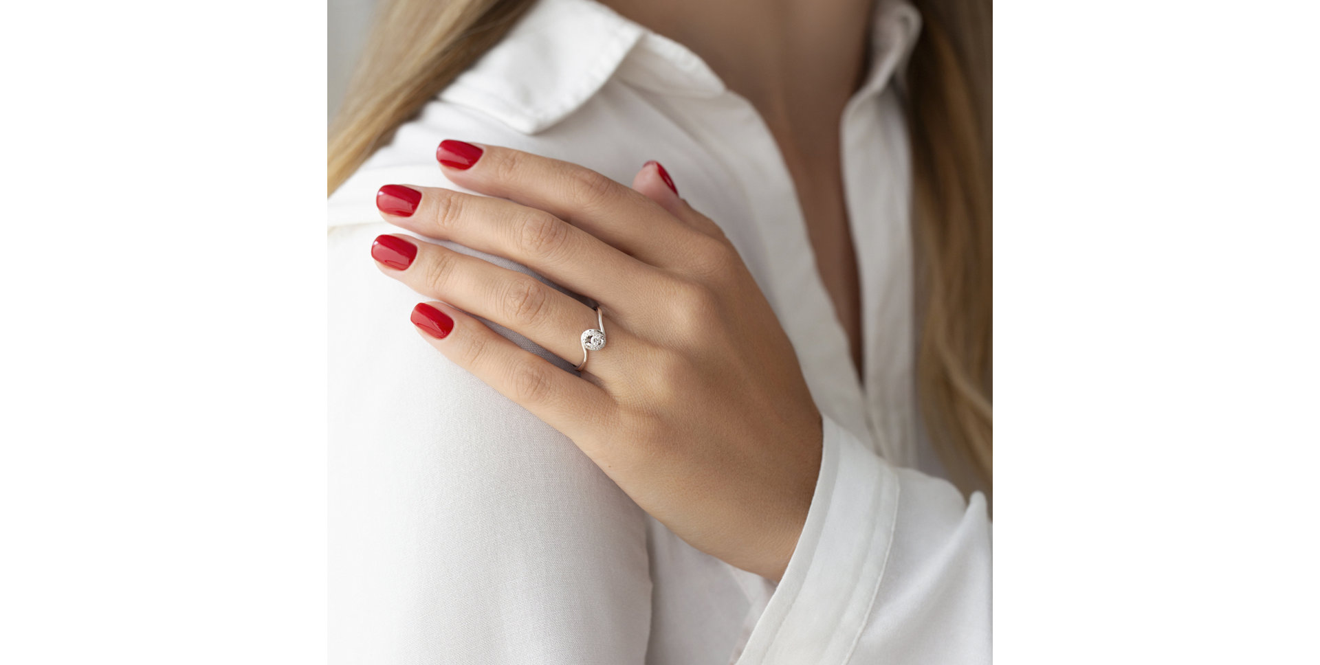 Prsten s diamanty Love Flow