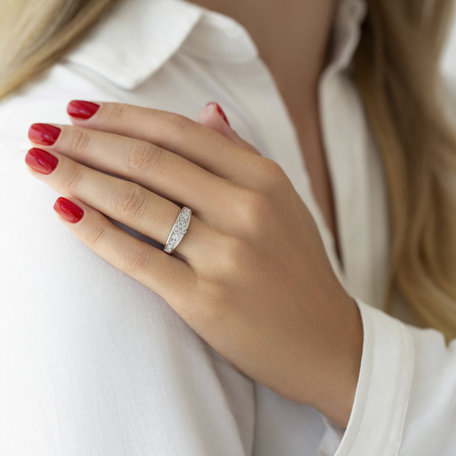 Prsten s diamanty Josephine