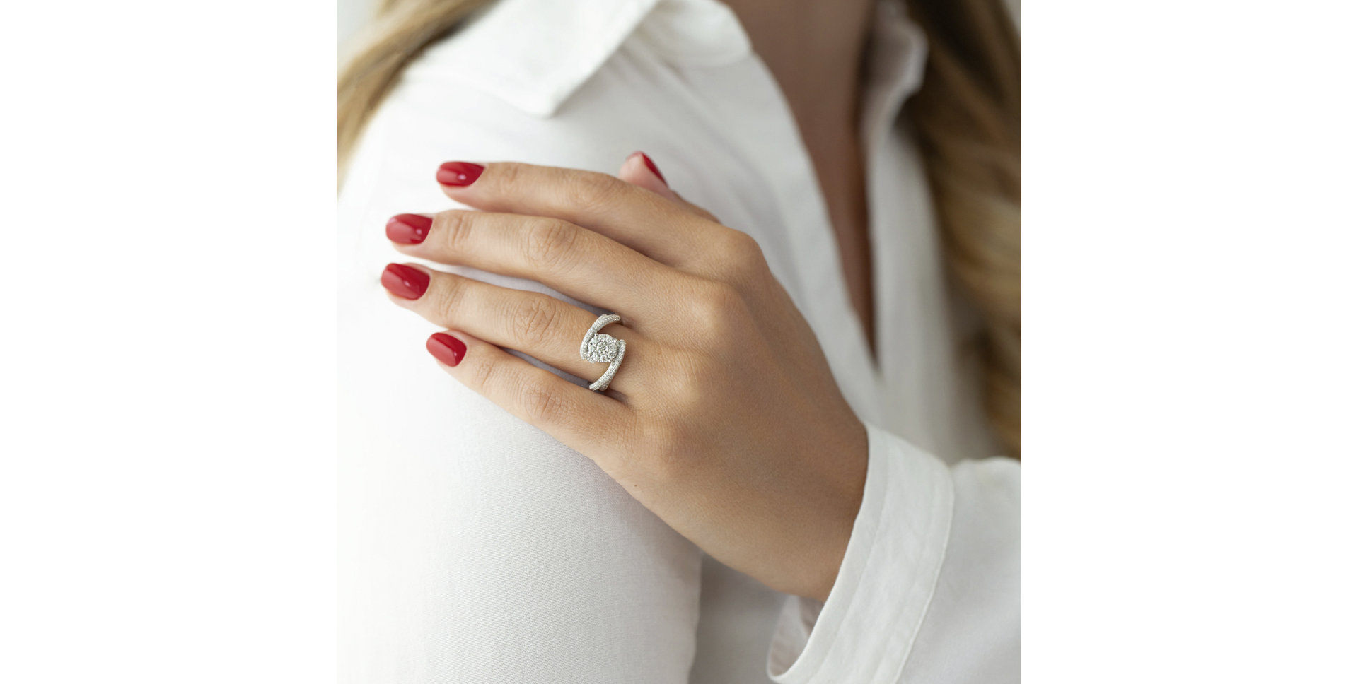 Prsten s diamanty Sylvain