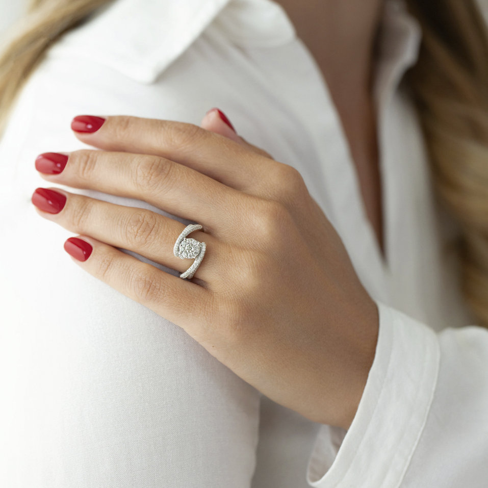 Prsten s diamanty Sylvain