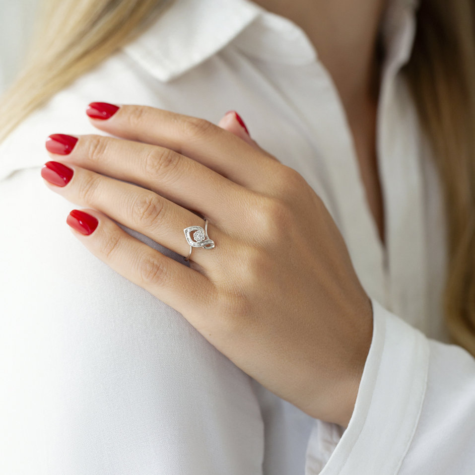 Prsten s diamanty Quentin