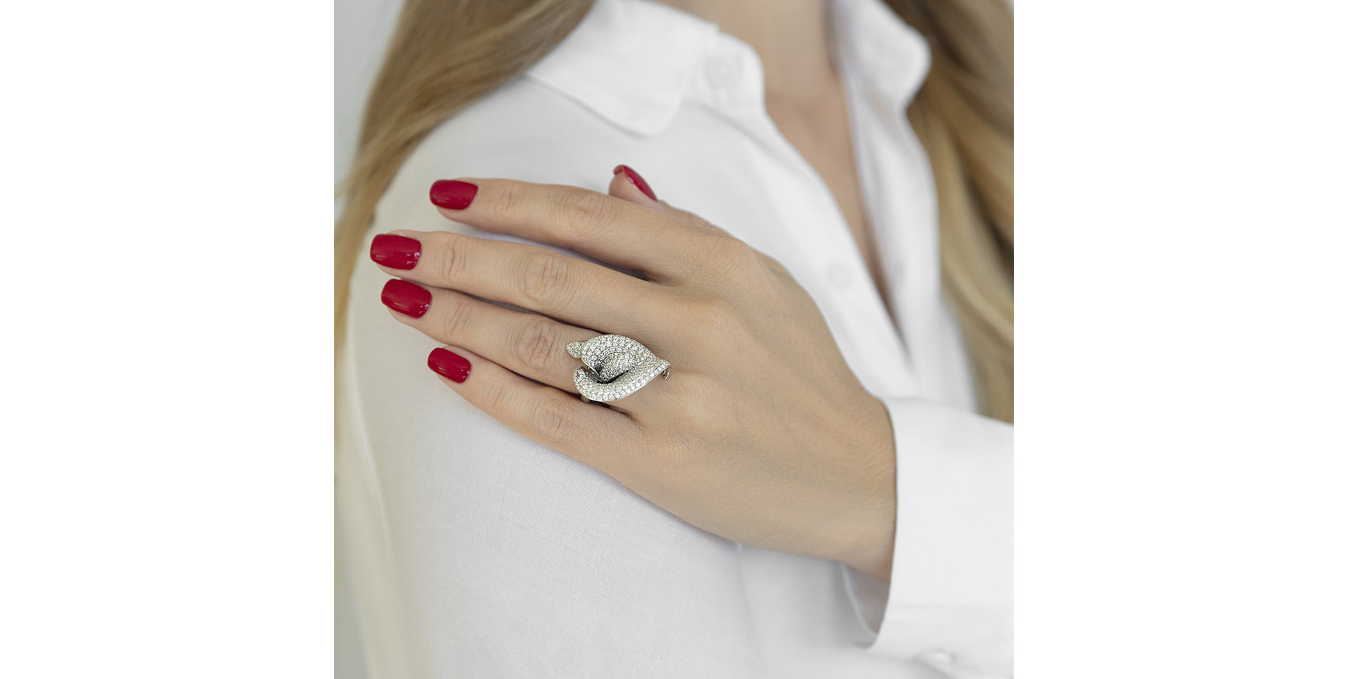 Prsten s diamanty Shiny Ophelia