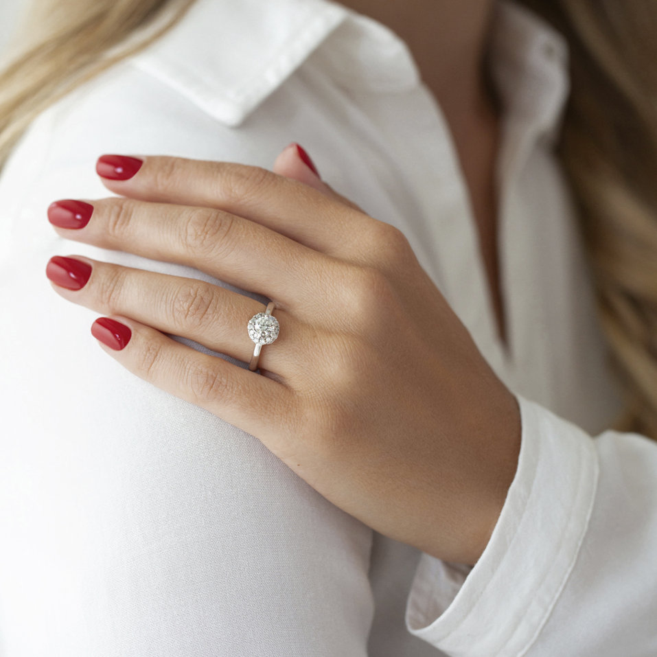 Prsten s diamanty Mystic Galaxy