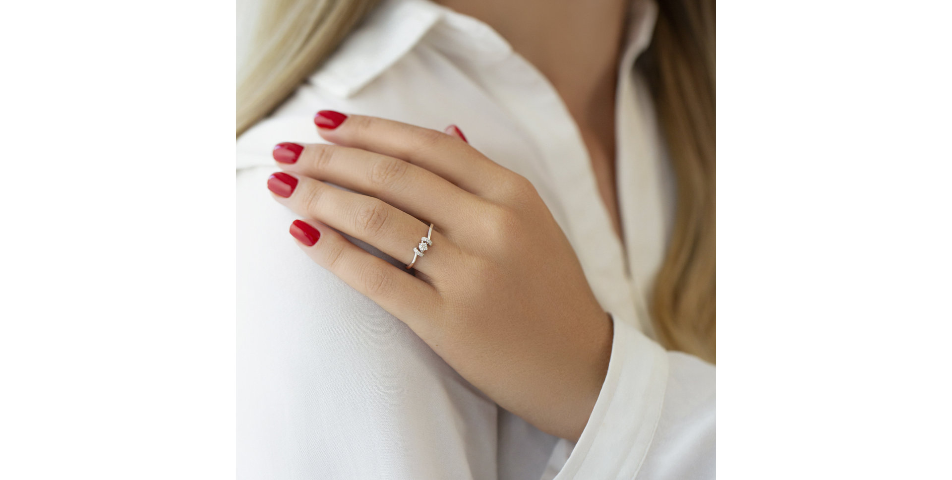 Prsten s diamanty Lezlie