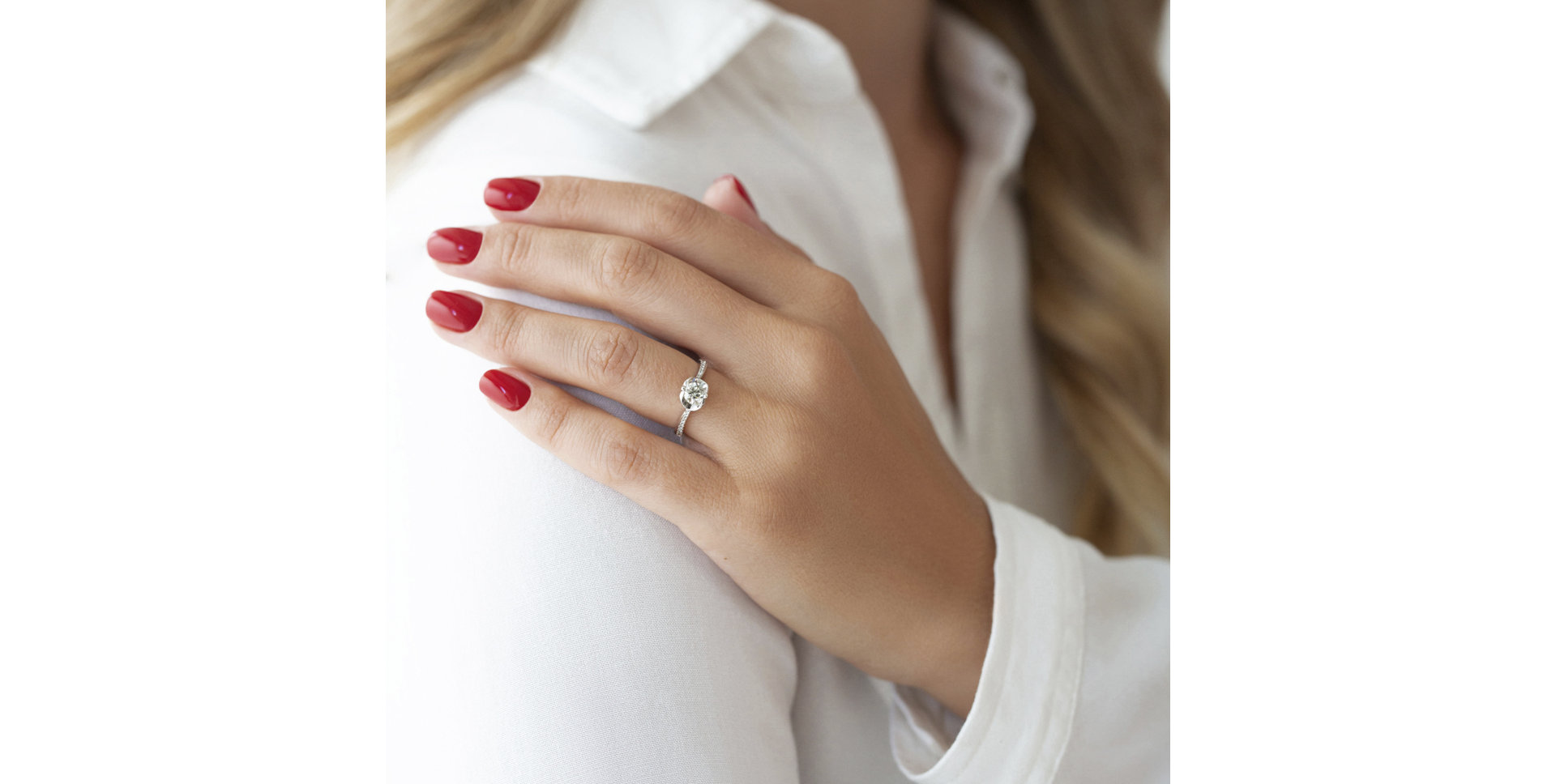 Prsten s diamanty Midnight Madame