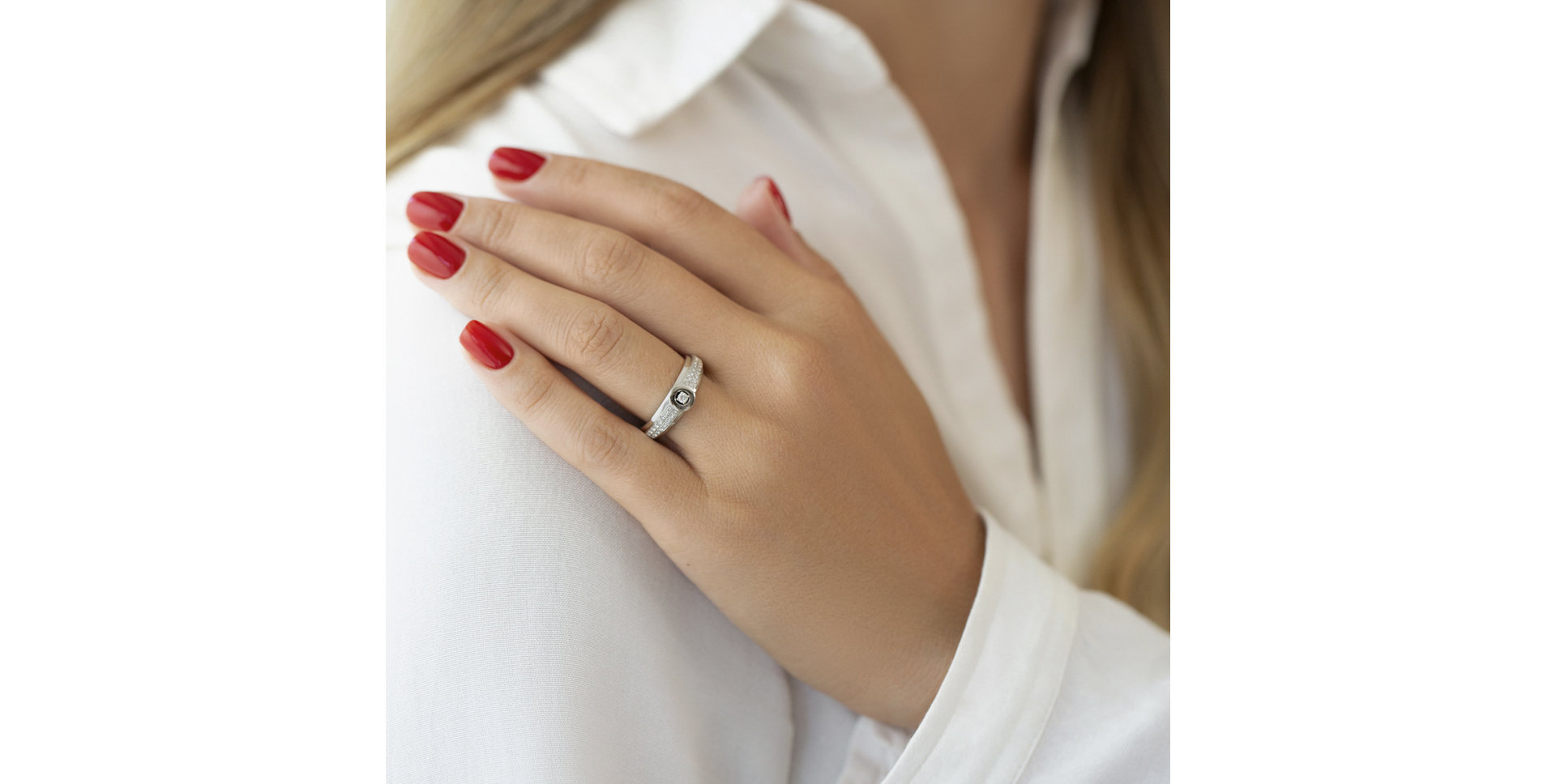 Prsten s diamanty Flawless Moon