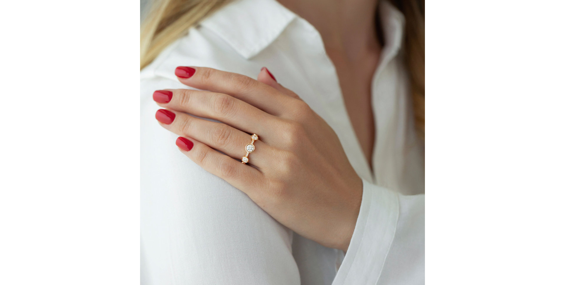 Prsten s diamanty Galaxy of Passion