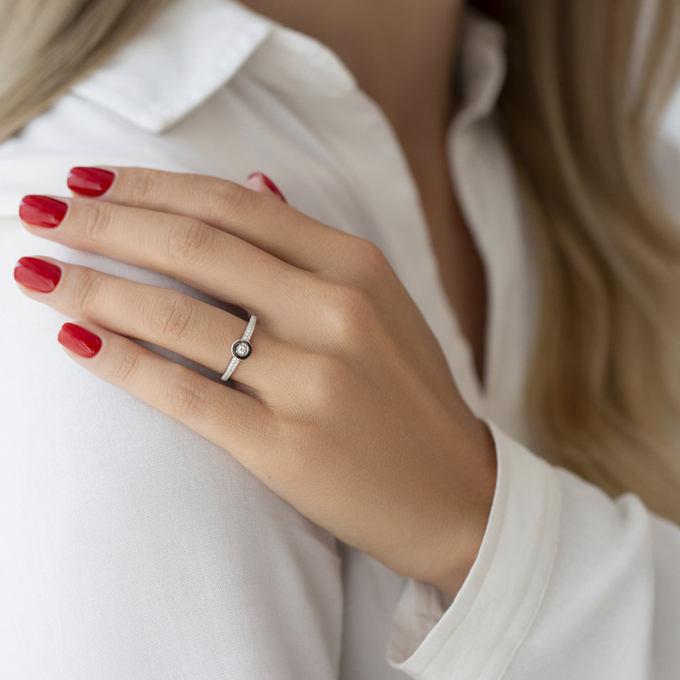 Prsten s diamanty Moon Opus