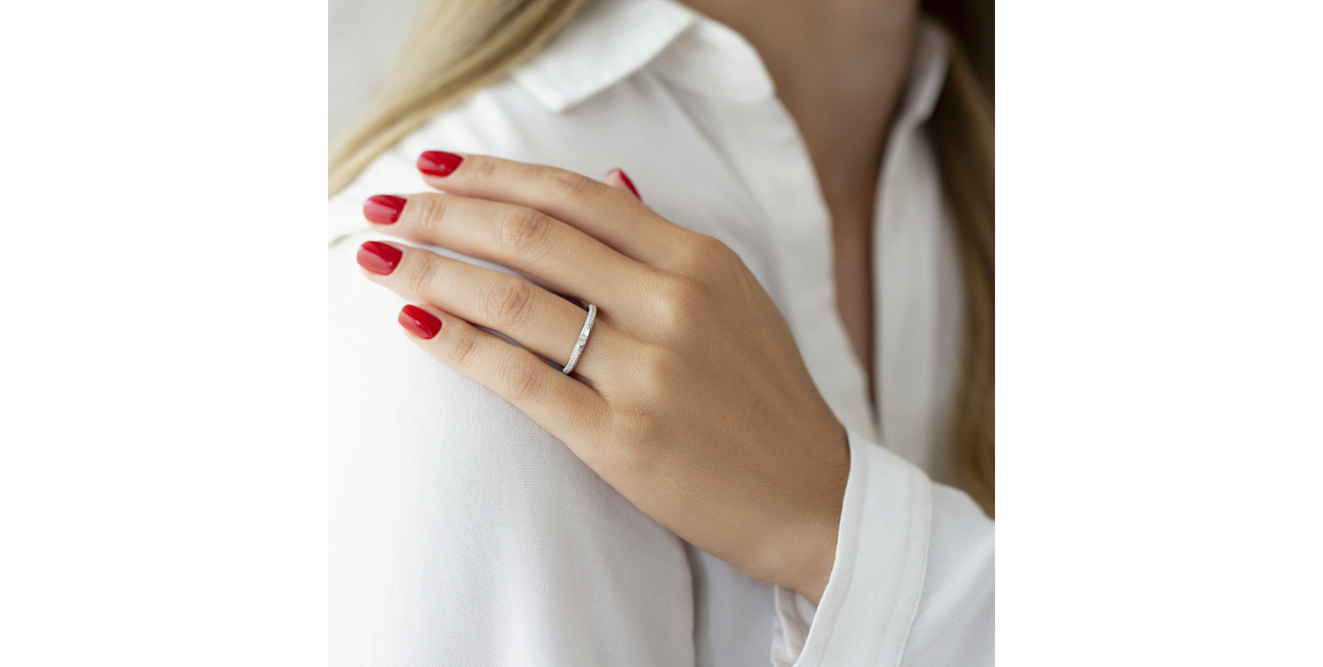 Prsten s diamanty Léonce